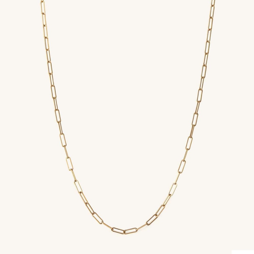 Mejuri 14k Yellow Gold Bold Boyfriend Chain Necklace